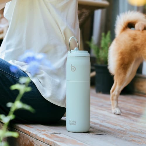 BOTTLE BOTTLE 1 Liter Vacuum Insulated Stainless Steel Water Bottle with Straw, Handle, Leak-Proof, Wide Mouth, 1000ml, Sports Bottle, for Boys, Girls