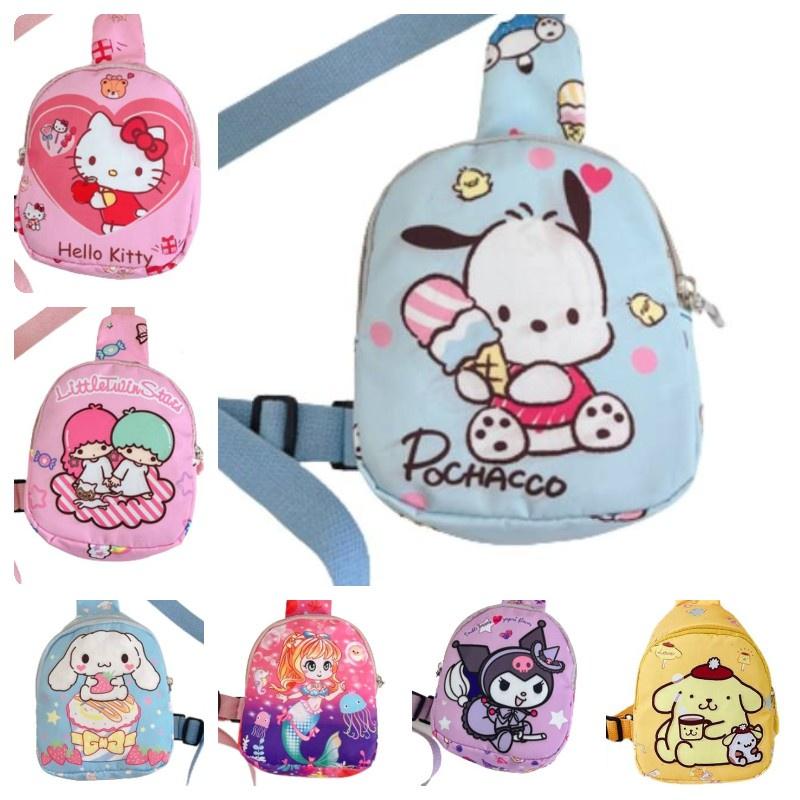 Cute Cartoon Pattern Kids Chest Bag Nylon Coin Purse Wholesale