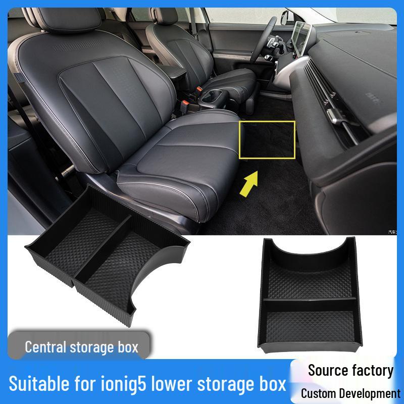 

Kia Niro & iOniq 5 Lower Center Console Storage Box Expansion Black iOniq 5