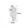 2Pcs Stainless Steel Marine Animal Pendant Dolphin Starfish Shell Shape Charms For Jewelry Making DIY Fashion Necklace Earrings