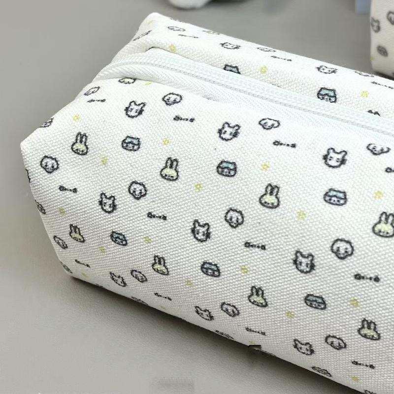 Cute Bow Pencil Box Cartoon Cat Large Capacity Pencil Case Multifunctional Storage Bag School Office Stationery Student Gifts