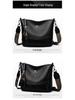 2025 Women's Versatile Embroidered Bucket Bag with Wide Strap - Large Capacity Shoulder & Crossbody