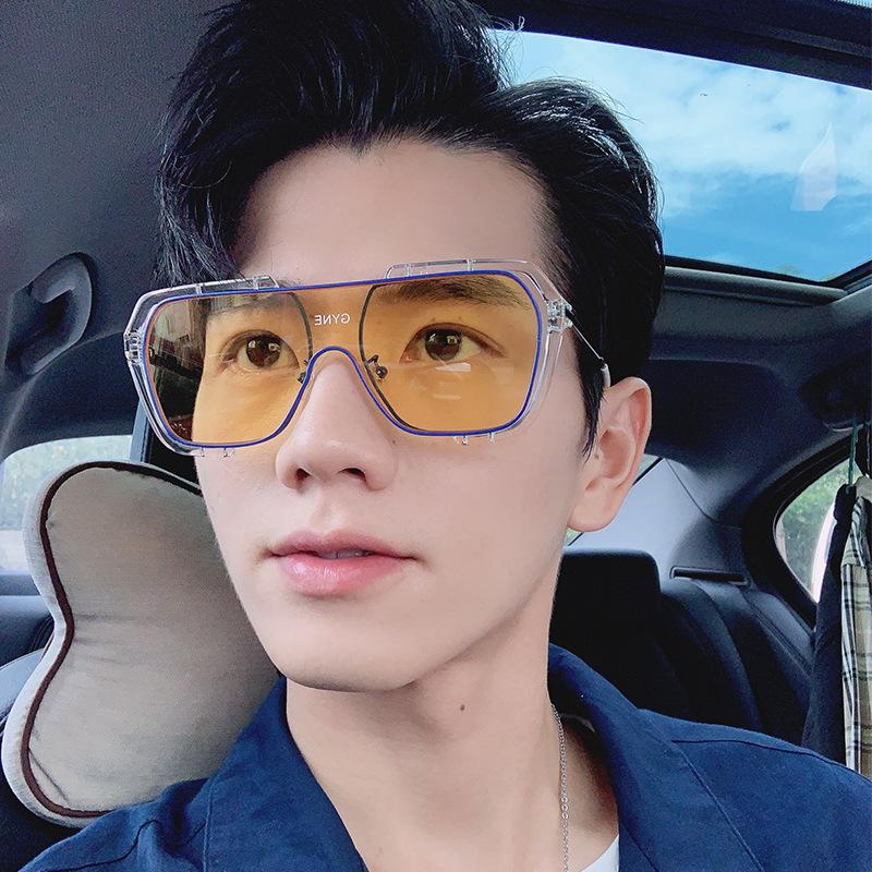 New Big Frame Sunglasses Trendy Unisex Large Glasses for Driving and Fashion