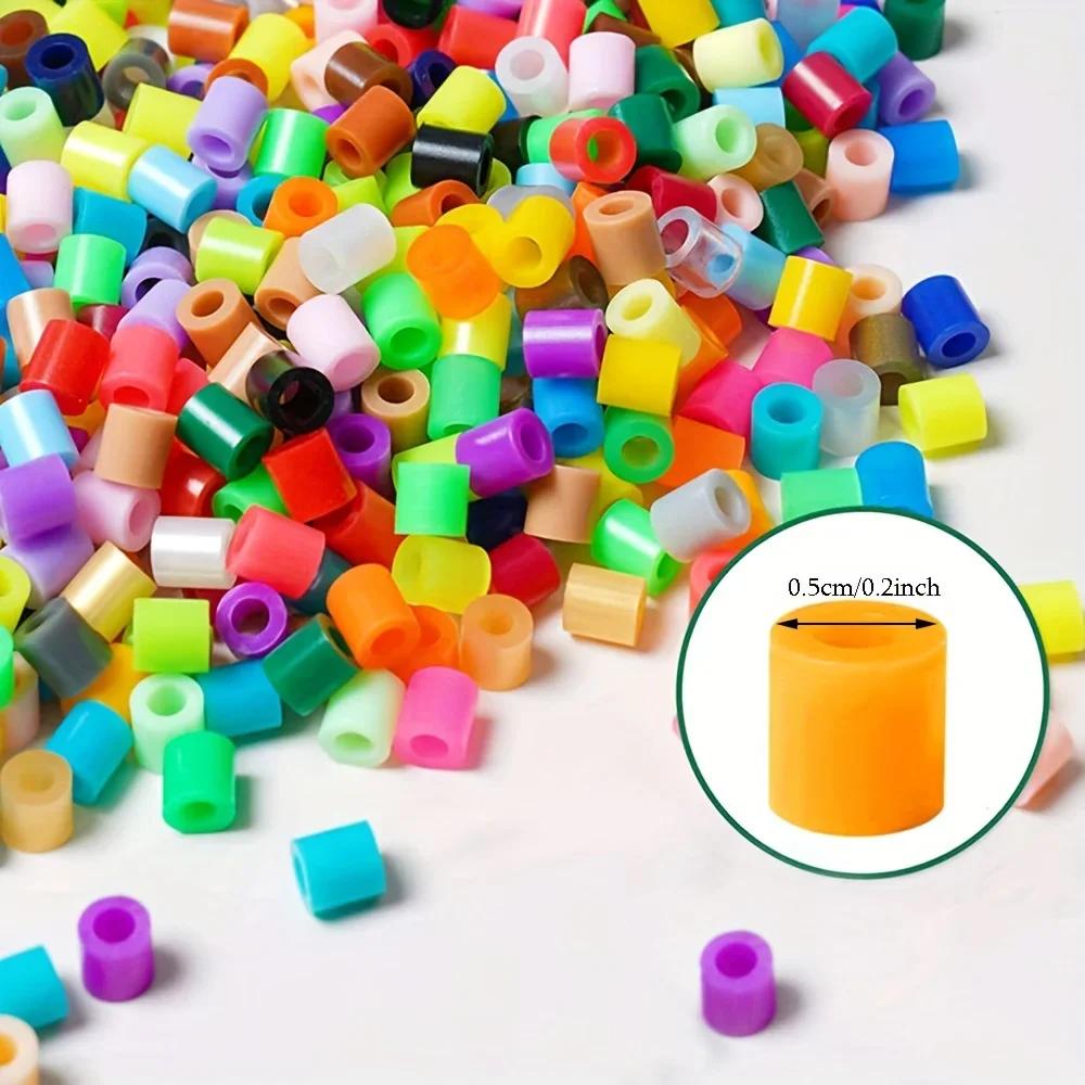 2 Bag 5Mm 1000Pcs Pixel Puzzle Iron Beads For Kids Hama Beads Diy High Quality Handmade Gift Educational Toys