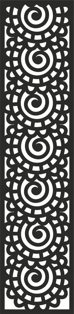 A5 Pendant, openwork decoration, gray, 21x90