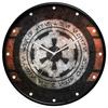 12-inch Designer Plastic Analogue Round WallClock for Home, Kitchen, Living Room, Bedroom, Office (30 Cm X 30 Cm X 6 Cm)