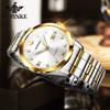 OUPINKE 3199 Real Diamond Men's Watches Swiss Certificated Automatic Mechanical Man Watch High-end Luxury Brand Original Watches