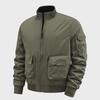 Men's Thickened Multi-Pocket Retro Baseball Workwear Jacket for Autumn and Winter