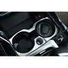 Fit For BMW X3 G01 2018-2021 ABS Silver Middle Console Water Cup Frame Trim 2PCS