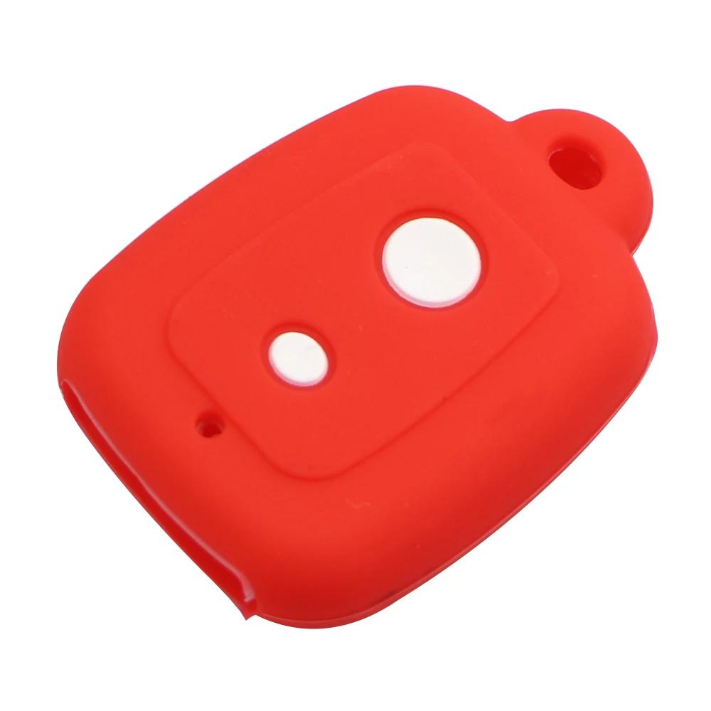 2Buttons Silicone Car Key Cover Case Set Protection Skin Shell Bag Fit for PERODUA Alza Viva Myvi Remote Key Holder