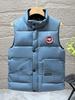 2024 Autumn/Winter Unisex Thick Padded Cotton Vest - Solid Color Gilet Outerwear