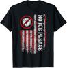 No ICE Please US Flag Retro Vintage T-Shirt
