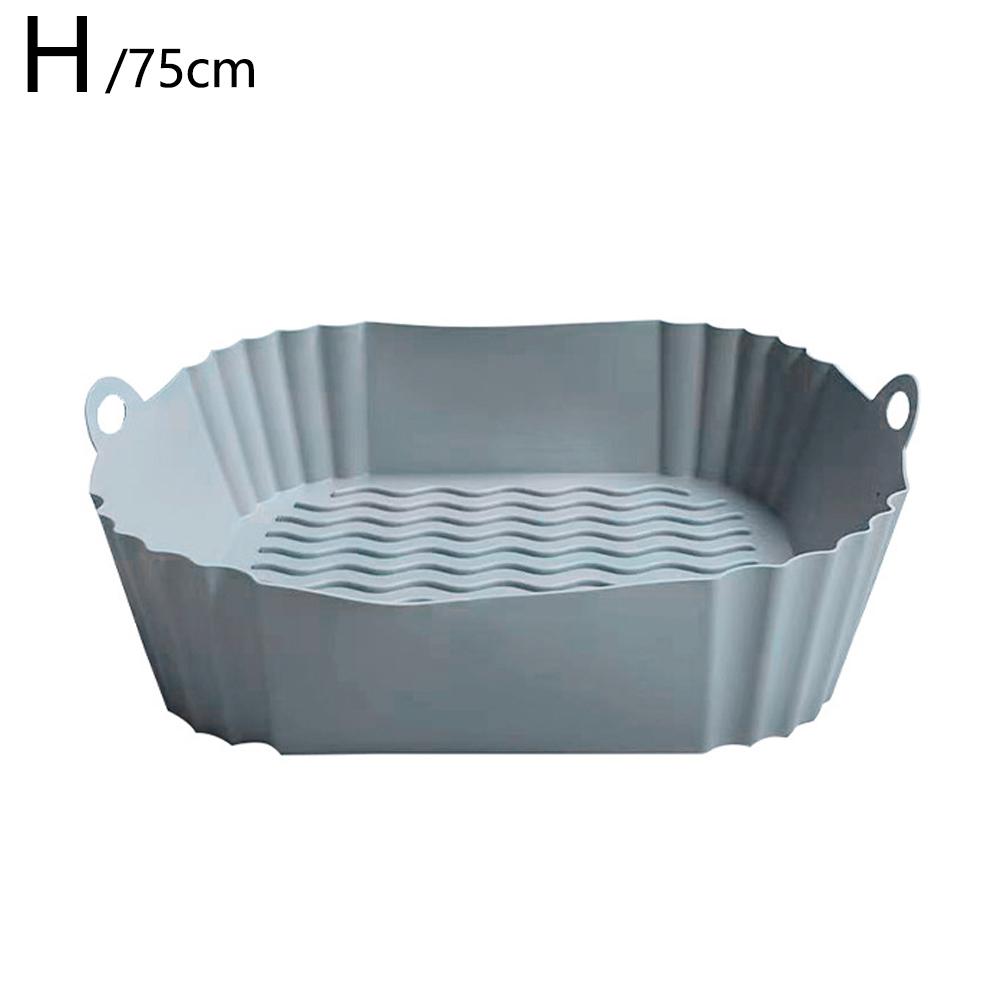 Reusable Silicone Basket Airfryer Baking Tray Silicone Mold for AirFryer Pizza Fried Chicken Basket Air Fryer Liners Accessories