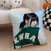 singer sweet JJung Eun Ji Cushion Cover Throw Pillow Cover Hidden Button Durable Polyester Chair Cushion