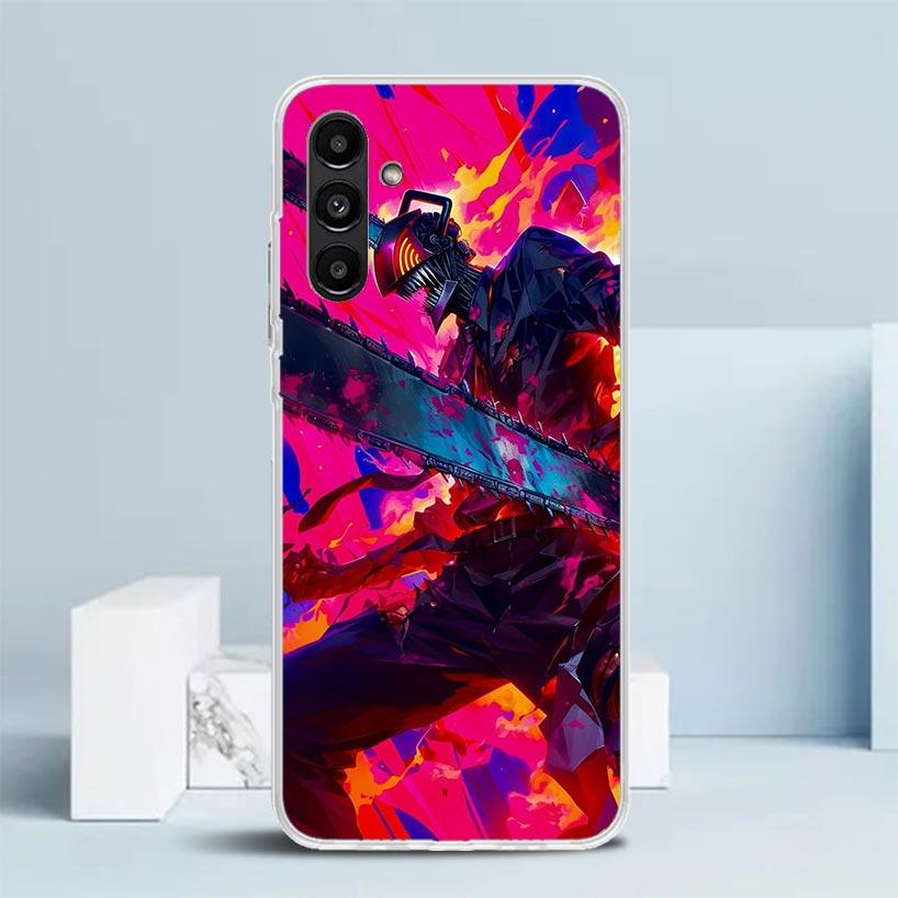 C-Chainsaw Mans Denji Phone Case For Samsung Galaxy A17 A37 A57 A16 A15 A14 A13 A56 A55 A54 A53 A36 A35 A34 A33 A26 A25 A24 A23