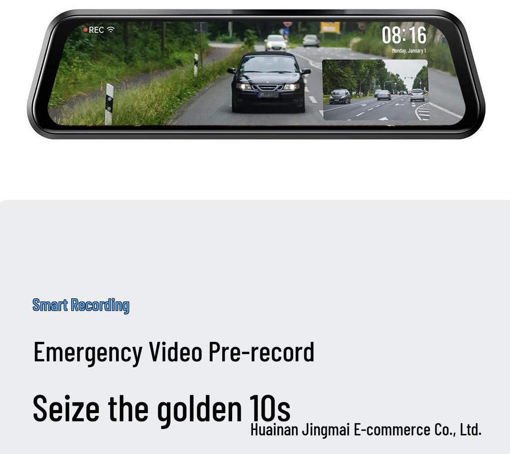 70mai S400 Dual 1440P Dash Cam with Night Vision and Touchscreen