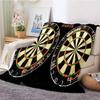 Darts Pattern Flannel Throw Blanket Blank Soft Warm Series and Ice Fire Darts Fashion Flannel Warm Sofa Bed Camping Kids Gifts
