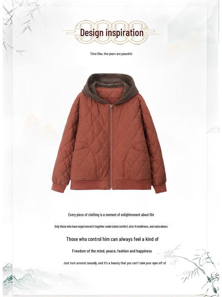 Women's 2024 Winter Hooded Cotton Coat: New Fashion Casual, Loose, Thickened, Warm Jacket