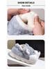 Men's Winter Cartoon Husky Cotton Slippers - Indoor Warm Plush Furry Heel for Couples