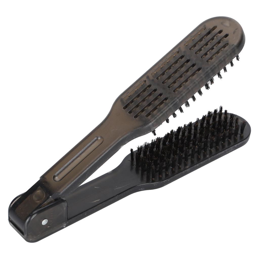 Hair Straightener Brush Double Side AntiStatic Hair Straightening Styling Brush