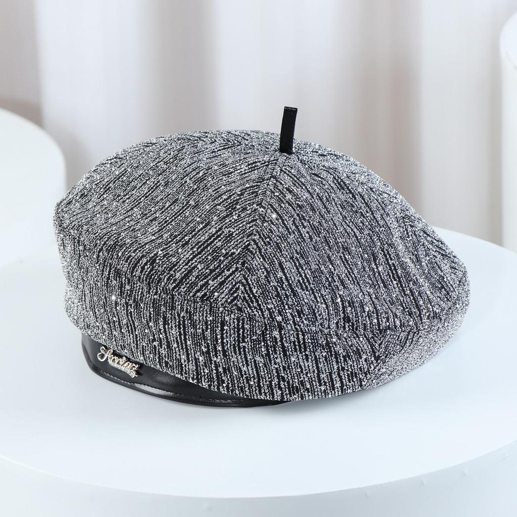 Female Beret Painter Hat Casual Versatile High-end Hat Beret