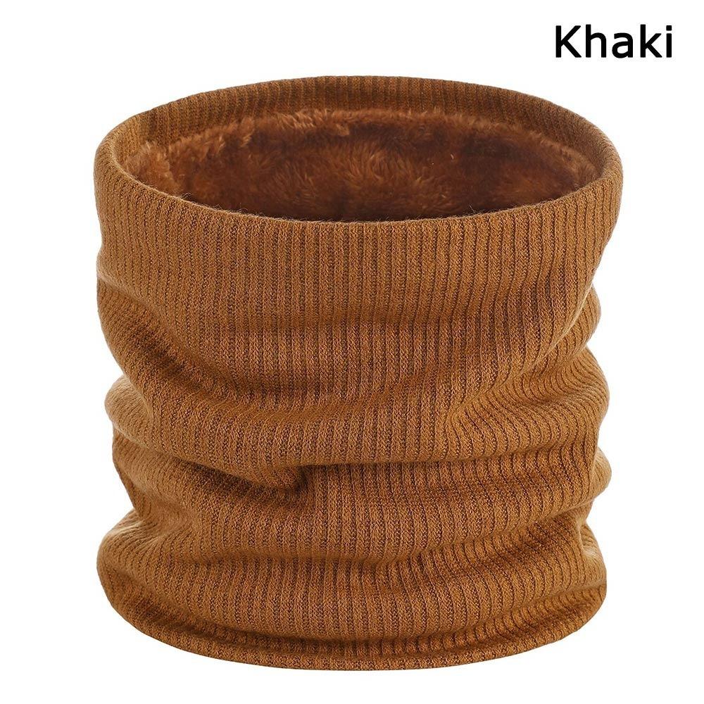 Warmer Neck Tube Knitted Scarf Double-Layer Neck Warmer Fashion Riding Mask Woman/Men