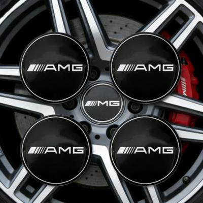 4Pcs Car Wheel Center Hub Cap 56mm Wheel Sticker Accessories for Mercedes Benz AMG GLE C197 R231 W167 W247 GLS CLS GLC GLK ML