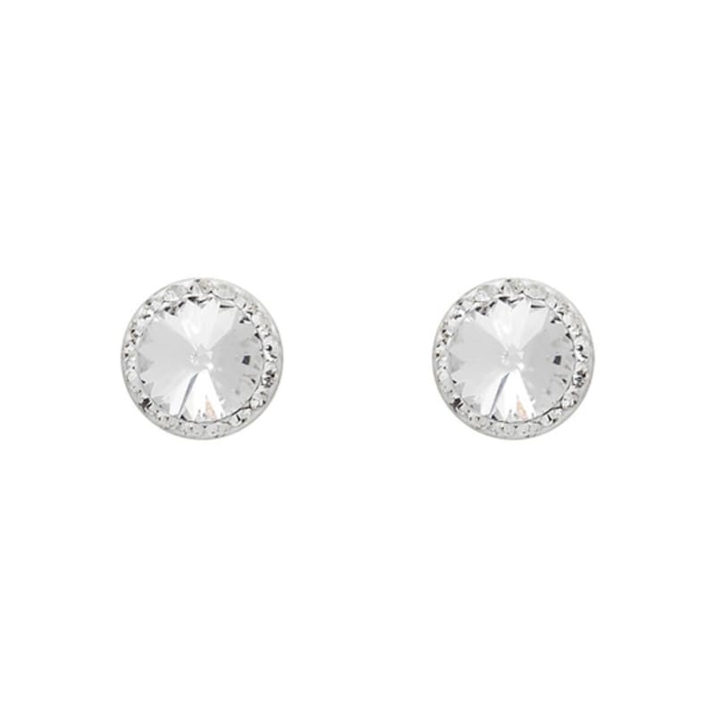 JYDDM 925 Round Cubic Earrings