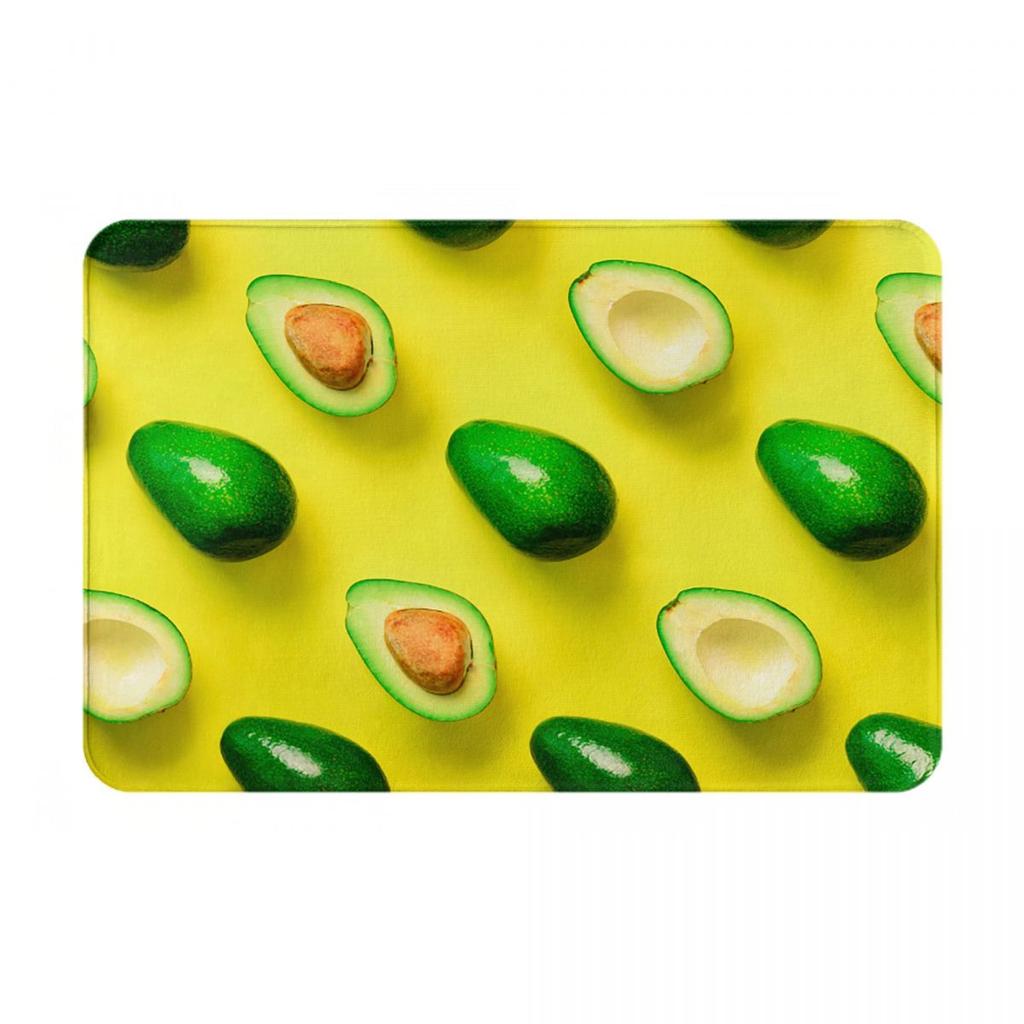Avocado Anti-slip Doormat Floor Mat Antiwear Carpet Rug for Kitchen Entrance Home Balcony Footpad Mats