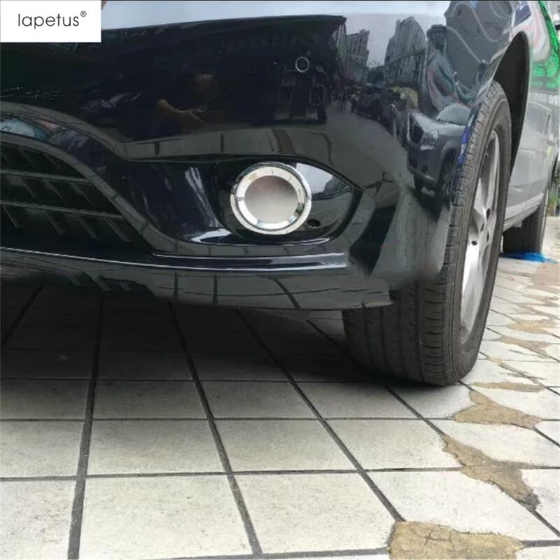 Front Nebelscheinwerfer Lampenring Kreis Rahmen Augenbraue Aufkleber Abdeckung Zierleiste Für Mercedes-Benz Vito W447 2017 - ABS Chrom Zubehör