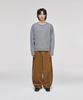SIGNATURE Wide Curved Dart Corduroy Pants [Beige]