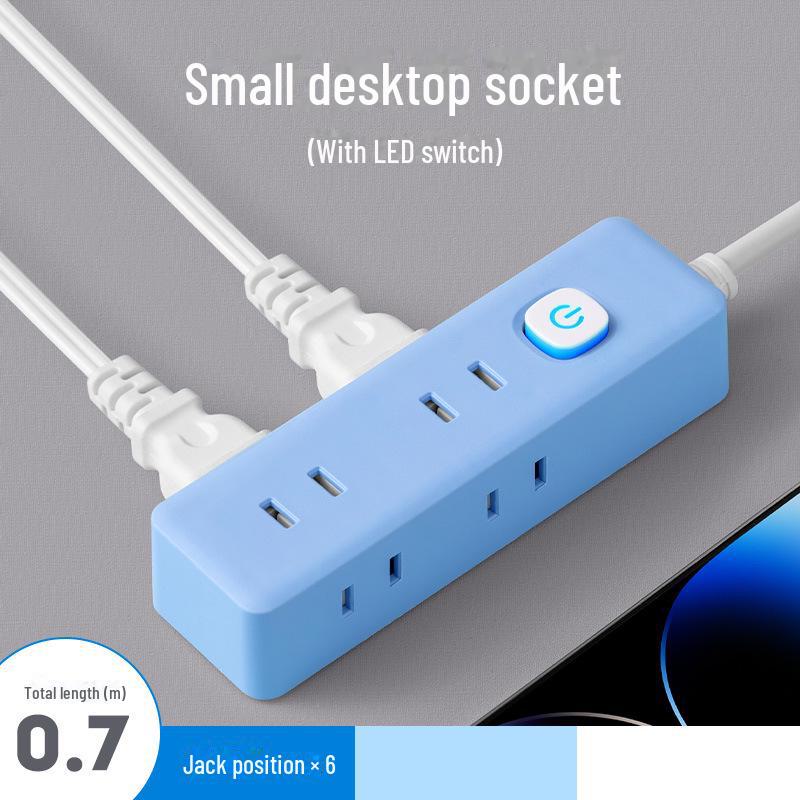 Dual Plug Socket with USB Ports - Two-Pin Extension Board