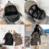 Original Japanese Harajuku Style Retro Leopard Print Student Backpack Korean Version Ulzzang Versatile Large Capacity