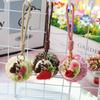1 Realistic Chocolate Cheeseburgercake Pendant Decoration, Bag Pendant, Car Interior Decoration
