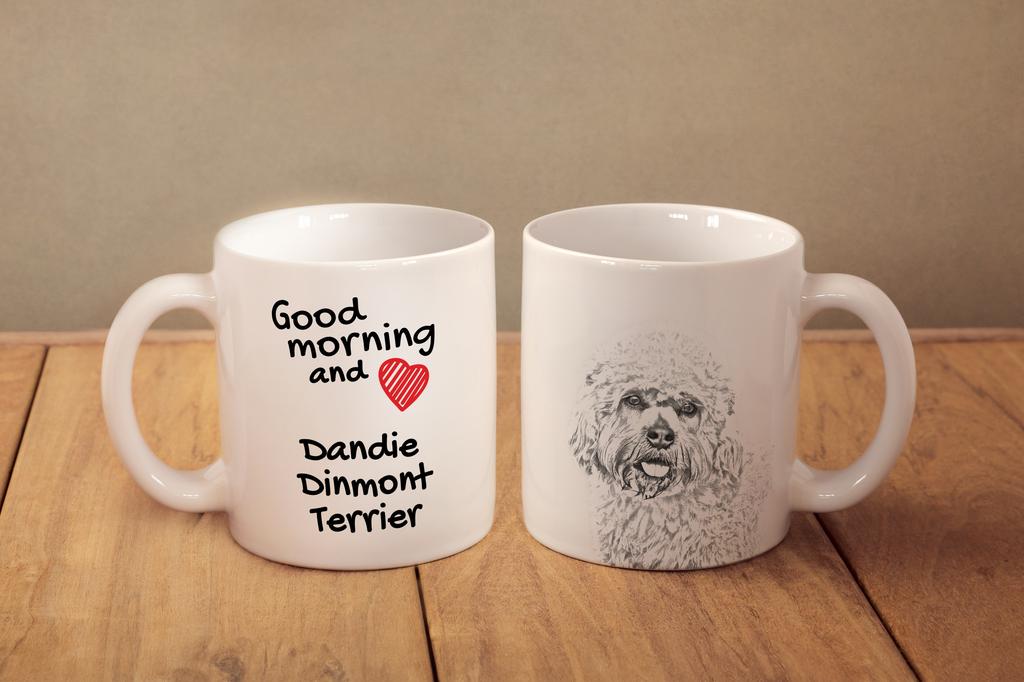 Dandie Dinmont Terrier, Hindlee Terrier - Cup with a Dog, Personalized Cup with a Print, a Classic Gift for Everyone from the Art-Dog Brand