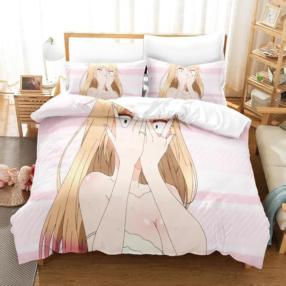Anime My Dress-Up Darling Bedding Set Single Twin Full Queen King Size Bed Set Adult Kid Bedroom Duvet Cover Sets Home Textiles