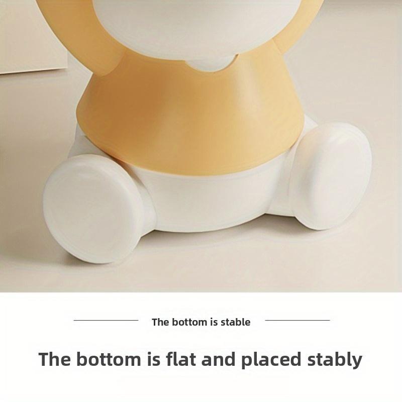 1pc Cute Bear Figurine with Tray,Resin Decorative Storage for Keys,Coins,Small Items, Abstract Design, , Perfect for Living Room, Bedroom, Office