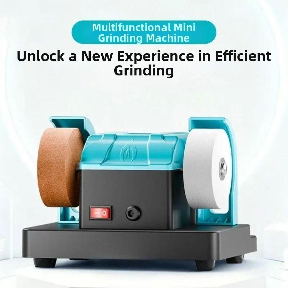 Motor-Driven Mini Bench Grinder Dual Wheel Electric Polishing Machine Electric Sharpener Garage