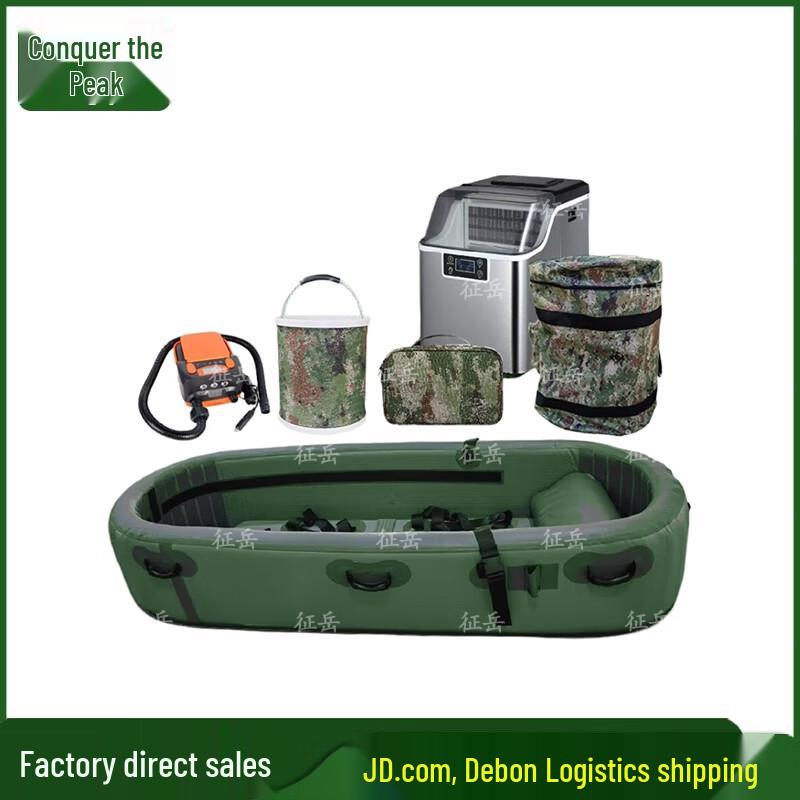 Emergency Heatstroke Cooling System with Inflatable Pool