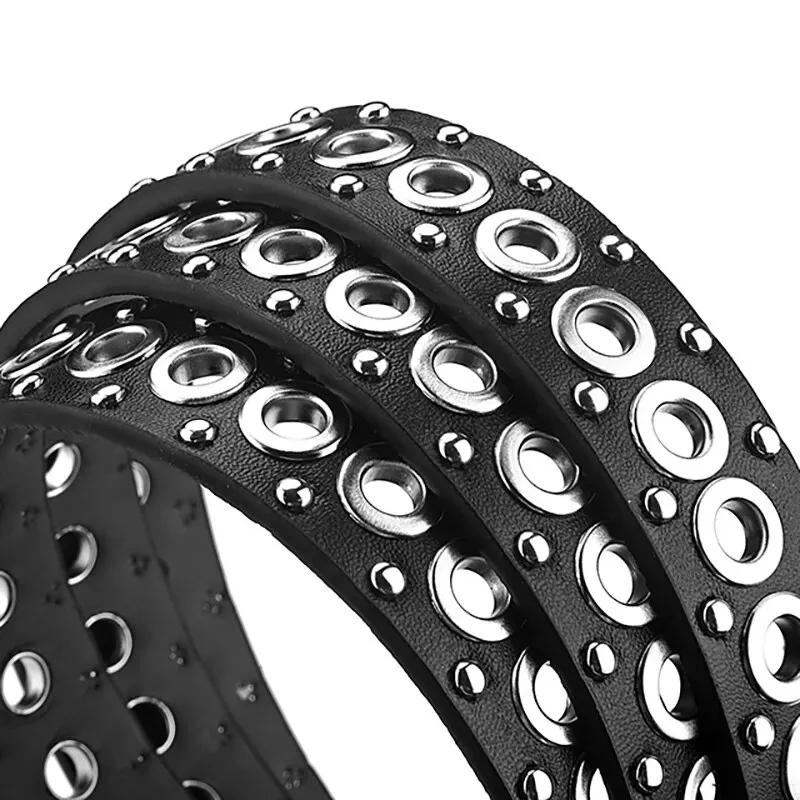 Women's Belt Fashionable Rivet Thin Belt Personalized Needle Buckle Belt Street Trend Punk HipHop Style Y2K Belt With Jeans Belt