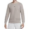 Sweatshirts Men's Brown Crew Neck Moderate Regular DN3618-087