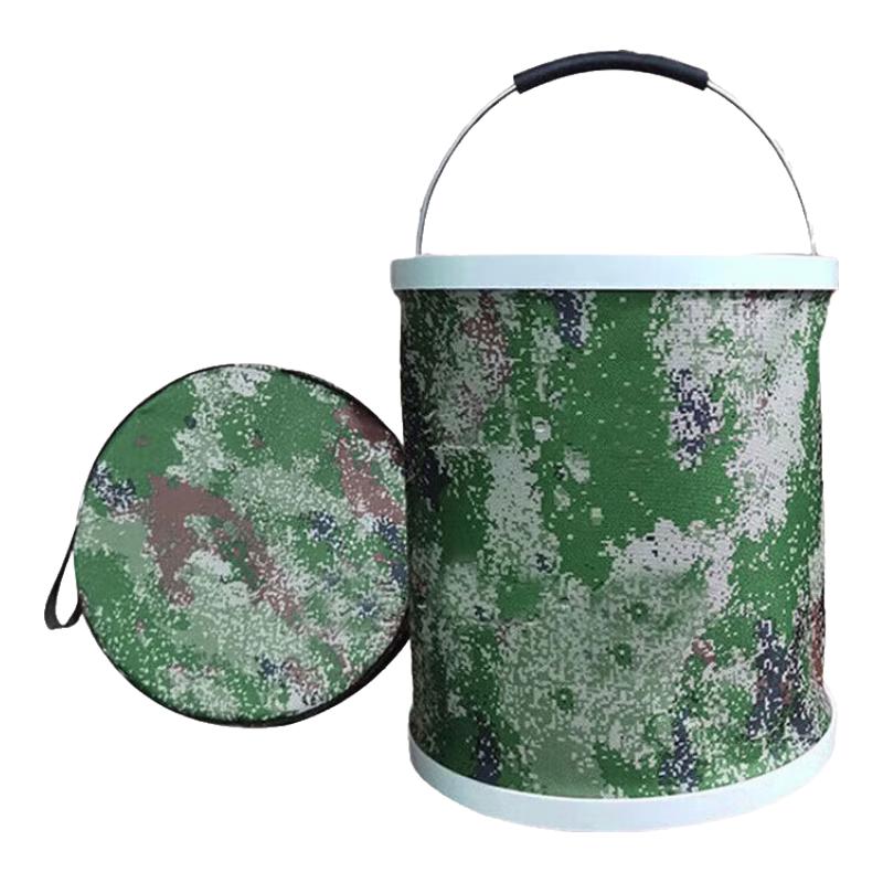 Tunnan Camouflage Folding Bucket & Basin