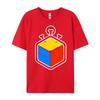 Speed Cubing Puzzle Cube Timer Graphic T Shirts Men Oversized ClassicShort Sleeve Tee