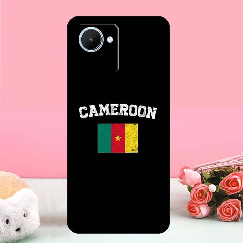 Republic of Cameroon Flag For Realme GT 5 Pro GT3 Neo5 9 10 11 12 Pro Plus C25s C21Y C30 C31 C33 C51 C53 C55 C35 Case