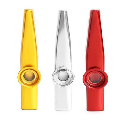 Kovové kazoo s 10 membránami Párty dárek pro děti Hudební začátečníky