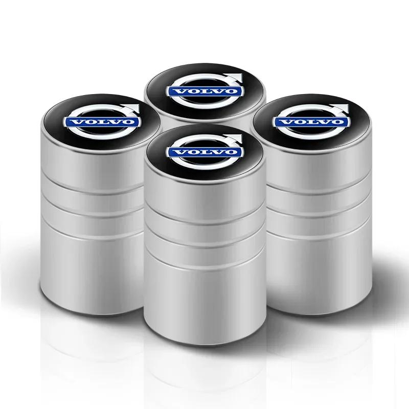 Volvo Tampas de Válvula de Pneu de Roda de Carro Capa Chaveiro de Chaveiro de Carro em Camurça Anel Chaveiro Para V60 V40 XC90 XC40 S60 XC60 V70 S90 V90 Acessórios