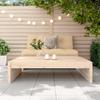 Garden Stool 120x80 Cm Solid Pine Wood