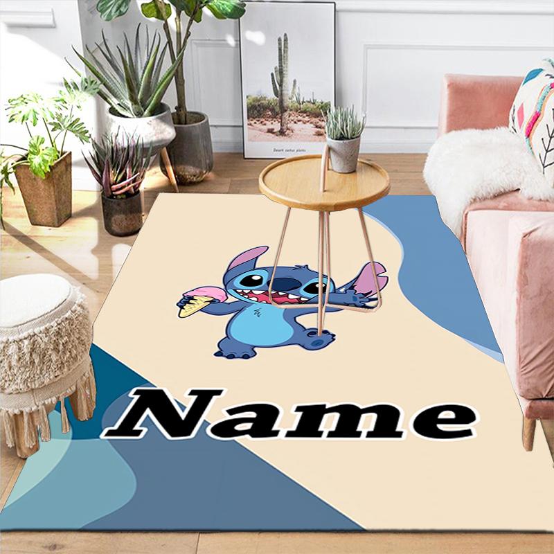 Custom 1Pc Stitch Flower Garden Rug Office Carpet Indoor Outdoor Entrance Doormat Nonslip Soft And Comfortable Living Room D916288