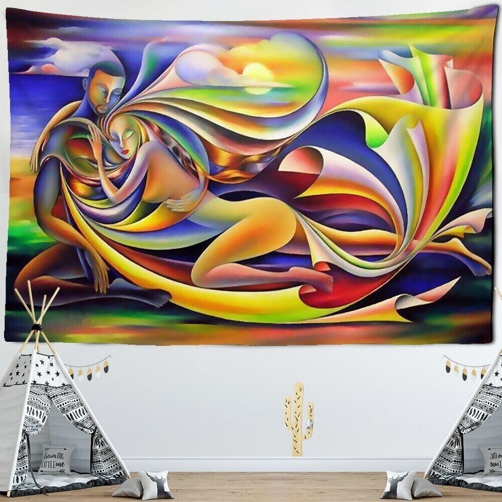 Tapestry of sexy naked men on the wall 75x100