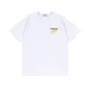 9065 Bianco Sporco 2026 Primavera/Estate Nuova Grafica Lettere Freccia Fantasia Girocollo con Cappuccio Manica Corta T-shirt da Uomo e Donna